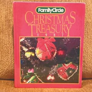 Family Circle Christmas Treasury 1987 Hardcover Book